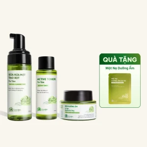 Bộ Chăm sóc da Tơ Tằm - dưỡng ẩm, ngừa lão hoá chuyên sâu 3 bước