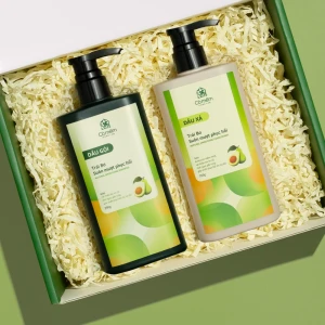 SET QUÀ TẶNG Gội Xả Ủ Suôn Mượt Phục Hồi Trái Bơ