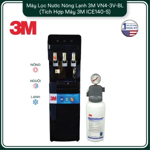 Cây Lọc Nước Nóng Lạnh 3M VN4-3V-BL (Sử Dụng 3M ICE140-S)