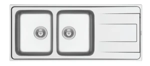 Chậu Rửa Đôi ALEA 2B 1D POLISHED Thương Hiệu PYRAMIS