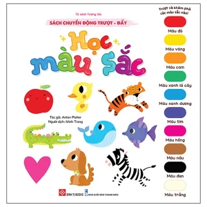 Sách Chuyển Động Trượt - Đẩy - Học Màu Sắc