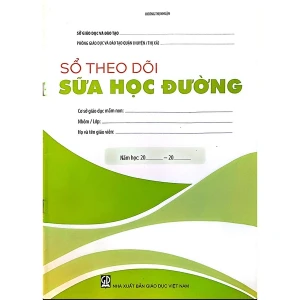 Sổ Theo Dõi Sữa Học Đường