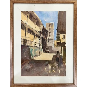 Tranh Màu Nước - Ngõ Nhỏ - ADC124