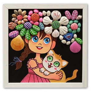 Tranh Sỏi Arcylic - Thì Thầm Bé Kể - ADC165