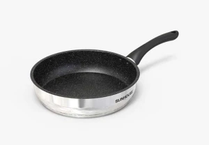 Chảo Sunhouse cạn inox 5 đáy IN26M4