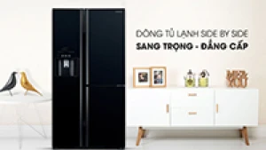 Tổng quan tủ lạnh SBS Hitachi R-FM800GPGV2(GBK) thiết kế hiện đại, đầy đủ các tính năng