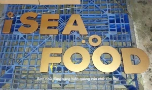 0.2 Kg - Sơn nhũ đồng vàng sơn chữ quảng cáo ngoài trời