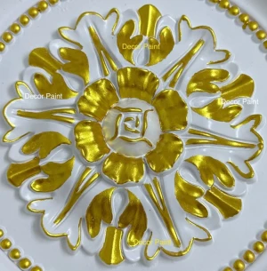 1.0 Kg - Màu vẽ nhũ vàng 24K Gold ánh kim A12