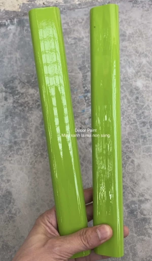 1.0 Kg - Sơn 15 in 1 Decor Paint màu xanh lá mạ non sáng trên kim loại