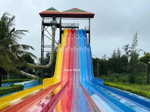 1.0 Kg - Sơn 2K trên nhựa cầu trượt công viên nước các màu