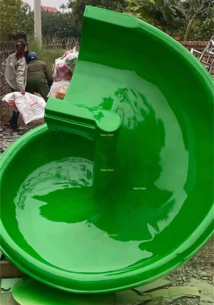 1.0 Kg - Sơn 2K trên nhựa xanh lá non