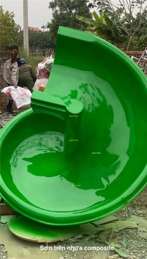 1.0 Kg – Sơn kính chống trầy xước, bám dính tốt màu xanh nõn chuối