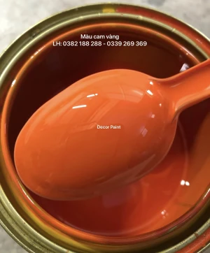 1.0 Kg – Sơn kính chống trầy xước màu cam vàng