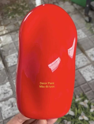 1.0 Kg - Sơn kính chống trầy xước màu đỏ tươi