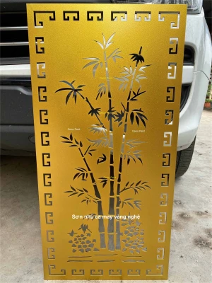 1.0 Kg - Sơn nhũ ca may vàng nghệ sơn sắt CNC