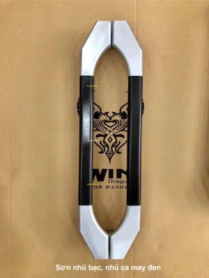 1.0 Kg - Sơn nhũ đồng ca may màu đen trên tay nắm cửa nhôm