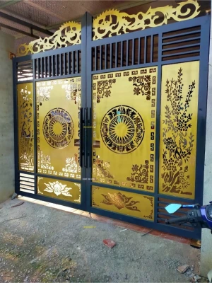 1.0 Kg - Sơn nhũ đồng ca may vàng nghệ sơn cổng sắt CNC