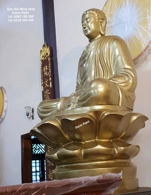 1.0 Kg - Sơn nhũ đồng vàng sơn trên tượng, bê tông, kim loại