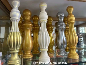 1.0 Kg - Sơn nhũ vàng 24K A12 sơn chân bàn gỗ, nhựa composite