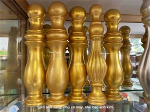 1.0 Kg - Sơn nhũ vàng 24K, nhũ đồng, nhũ ca may trụ cầu thang