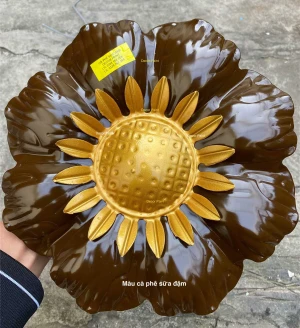 1.0 Kg- Sơn sắt mạ kẽm màu cà phê sữa đậm