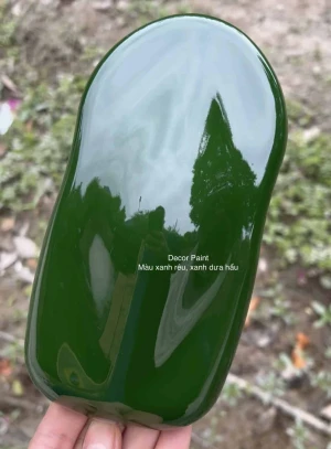 1.0 Kg - Sơn sắt mạ kẽm màu xanh rêu bóng (xanh dưa hấu)