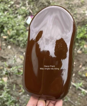 1.0 Kg - Sơn sắt mạ kẽm màu xingfa nâu bóng