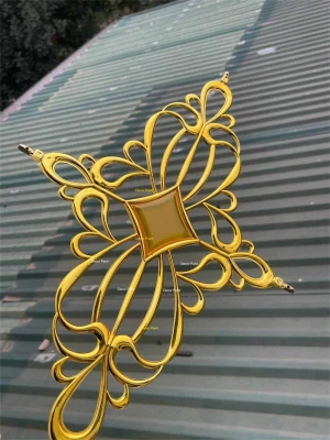 1.2 Kg - Sơn giả vàng bộ hỗn hợp trên hoa đồng, hoa văn