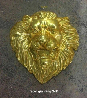 1.2 Kg - Sơn giả vàng bộ hỗn hợp trên phù điêu composite
