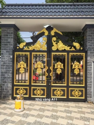 5.0 Kg - Sơn nhũ vàng 24K 1 thành phần A11 cánh to vàng tươi