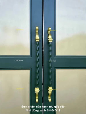 Sơn nhám sần màu xanh rêu gốc cây Decor Paint