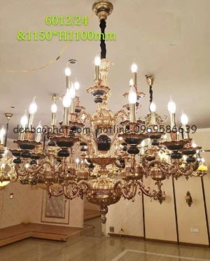 Đèn chùm đồng cỡ lớn CD 6012/24