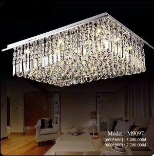 Đèn mâm pha lê M9097