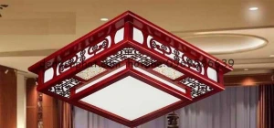 Đèn ốp trần gỗ tự nhiên OG 204