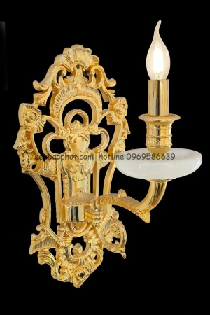 Đèn tường đồng mạ vàng TG 9241/1