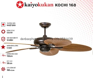 Quạt trần KAIYOKUKAN KOCHI 168