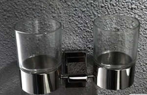 Kệ Cốc Đánh Răng Đôi Inox 304 MN-G8709B