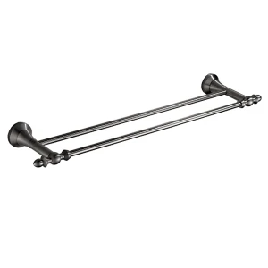 Thanh treo khăn đôi MN-8602 Inox 304 không chì chống ăn mòn