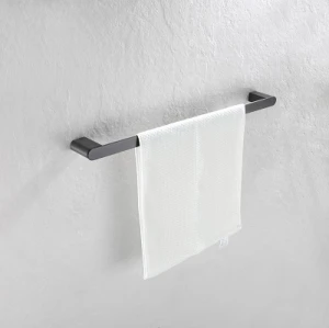 Thanh treo khăn nhà tắm mạ chân không màu ghi MN- 8801k