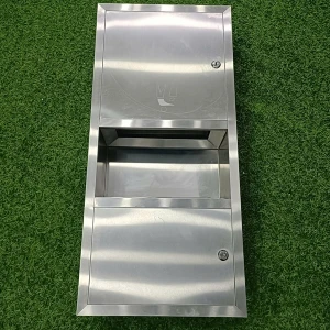 Tủ đựng giấy kết hợp thùng rác inox 304 cao cấp