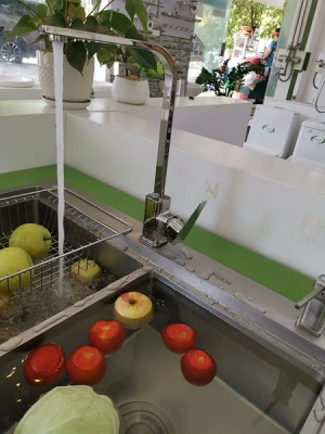 Vòi chậu rửa chén nóng lạnh FX-621C