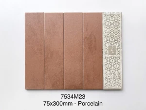 GẠCH GIẢ CỔ ĐỎ 7,5X30CM