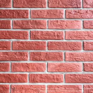 GẠCH GIẢ CỔ MÀU ĐỎ T01