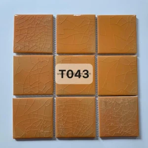 Gạch mosaic men rạn đơn màu 100 100 22