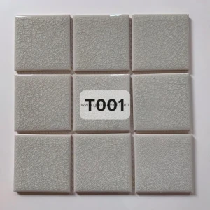 Gạch mosaic men rạn đơn màu 100 100 26