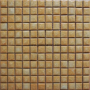 Gạch mosaic men rạn đơn màu 23 23 03