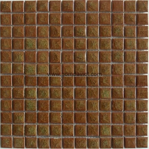 Gạch mosaic men rạn đơn màu 23 23 05