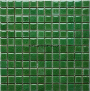 Gạch mosaic men rạn đơn màu 23 23 08