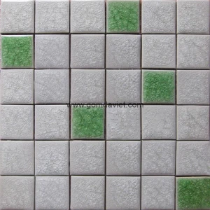 Gạch mosaic men rạn trộn màu 50 50 01