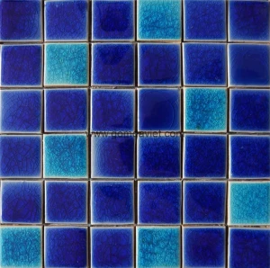 Gạch mosaic men rạn trộn màu 50 50 10